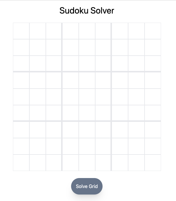 Sudoku Solver